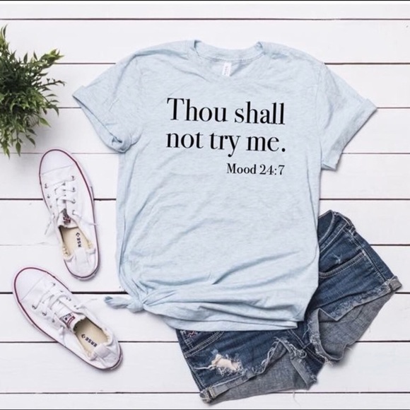 Tops - 💧💦 ⭕️Final Price Try Me Tee💦💪